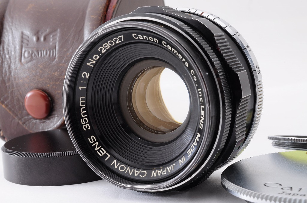 Canon Lens 35mm f/2 Wide Angle MF Lens L39 LTM Leica Screw Mount